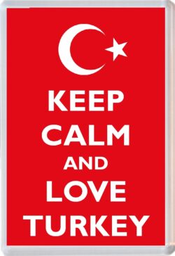 Keep Calm and Love Turkey - Jumbo Fridge Magnet Souvenir Gift Present