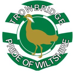 Trowbridge - Pride of Wiltshire - TWO PACK - Car Bumper Laptop Window Decal County Flag Sticker