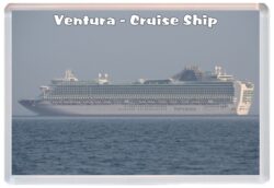 Ventura - Cruise Ship - Jumbo Fridge Magnet Souvenir Gift Present