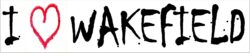 I Love Wakefield - Car Bumper Laptop Window Decal Sticker