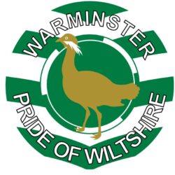 Warminster - Pride of Wiltshire - TWO PACK - Car Bumper Laptop Window Decal County Flag Sticker