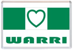 Warri - Love Nigeria/Nigerian Towns & Cities Flag - Jumbo Fridge Magnet Souvenir Gift Present