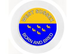 West Sussex Bord & Bred - Car Tax Disc Permit Window Holder - Reusable