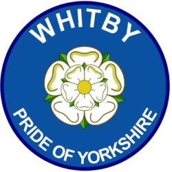 Whitby - Pride of Yorkshire - TWO PACK - Car Bumper Laptop Window Decal County Flag Sticker