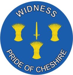 Widness - Pride of Cheshire - TWO PACK - Car Bumper Laptop Window Decal County Flag Sticker