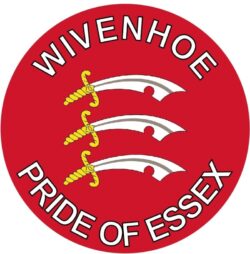 Wivenhoe - Pride of Essex - TWO PACK - Car Bumper Laptop Window Decal County Flag Sticker