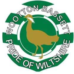 Wootton Bassett - Pride of Wiltshire - TWO PACK - Car Bumper Laptop Window Decal County Flag Sticker