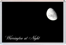Warrington at Night - Jumbo Fridge Magnet Souvenir Gift Present