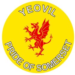Yeovil - Pride of Somerset - TWO PACK - Car Bumper Laptop Window Decal County Flag Sticker