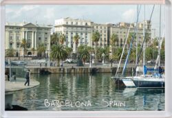 Barcelona - Spain - Jumbo Fridge Magnet Souvenir Gift Present 16T1