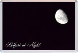 Belfast at Night - Jumbo Fridge Magnet Souvenir Gift Present