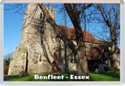 Benfleet - Essex - Jumbo Fridge Magnet Souvenir Gift Present 20E1
