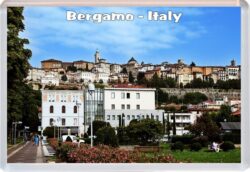 Bergamo - Italy - Jumbo Fridge Magnet Souvenir Gift Present 20I5