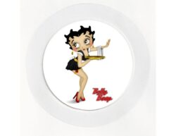 Betty Boop (White) - Car Tax Disc Permit Window Holder - Reusable