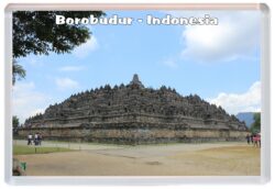 Borobudur - Indonesia - Jumbo Fridge Magnet Souvenir Gift Present 20I3
