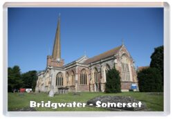 Bridgwater - Somerset - Jumbo Fridge Magnet Souvenir Gift Present 20E1