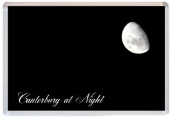 Canterbury at Night - Jumbo Fridge Magnet Souvenir Gift Present