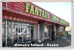 Canvey Island - Essex - Jumbo Fridge Magnet Souvenir Gift Present 20E4