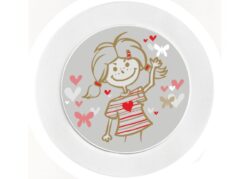 Cartoon Girl - Car Tax Disc Permit Window Holder - Reusable