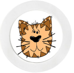 Crazy Cat - Car Tax Disc Permit Window Holder - Reusable