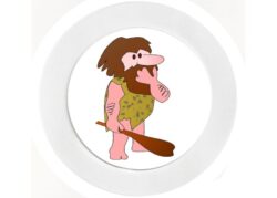 Caveman - Car Tax Disc Permit Window Holder - Reusable