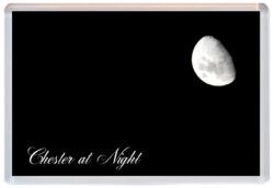 Chester at Night - Jumbo Fridge Magnet Souvenir Gift Present
