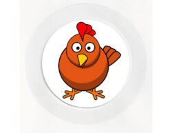 Funky Chicken - Car Tax Disc Permit Window Holder - Reusable