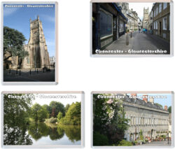 Cirencester - Gloucestershire - 4 PACK - Jumbo Fridge Magnet Souvenir Gift Present