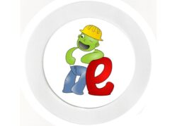 Construction Worker - Car Tax Disc Permit Window Holder - Reusable