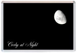 Corby at Night - Jumbo Fridge Magnet Souvenir Gift Present