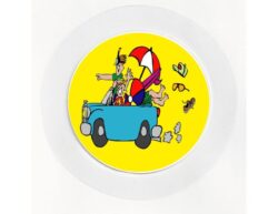 Crazy Car - Car Tax Disc Permit Window Holder - Reusable