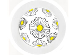 White Daisies - Car Tax Disc Permit Window Holder - Reusable