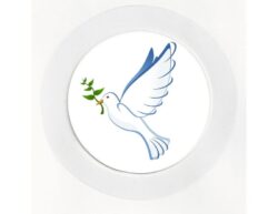 White Dove - Car Tax Disc Permit Window Holder - Reusable
