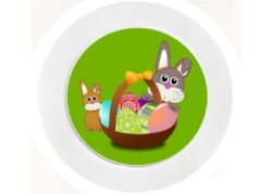 Easter Bunnies - Car Tax Disc Permit Window Holder - Reusable