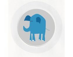 Funky Elephant - Car Tax Disc Permit Window Holder - Reusable