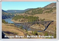Fraser River - British Columbia - Canada - Jumbo Fridge Magnet Souvenir Gift Present 20C1