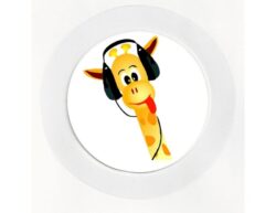 DJ Giraffe - Car Tax Disc Permit Window Holder - Reusable
