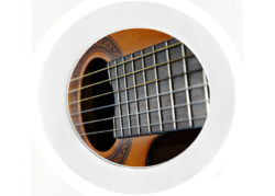 Guitar - Car Tax Disc Permit Window Holder - Reusable