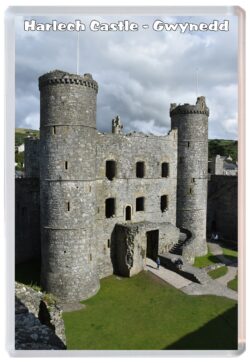 Harlech Castle - Gwynedd - Wales - Jumbo Fridge Magnet Souvenir Gift Present 20W2
