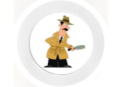 Detective - Car Tax Disc Permit Window Holder - Reusable