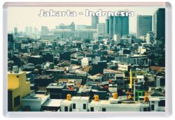 Jakarta - Indonesia - Jumbo Fridge Magnet Souvenir Gift Present 20I2