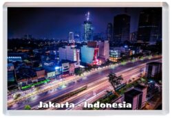 Jakarta - Indonesia - Jumbo Fridge Magnet Souvenir Gift Present 20I3