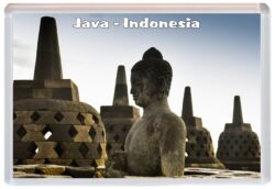 Java - Indonesia - Jumbo Fridge Magnet Souvenir Gift Present 20I1