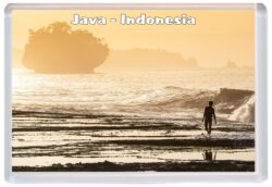 Java - Indonesia - Jumbo Fridge Magnet Souvenir Gift Present 20I3
