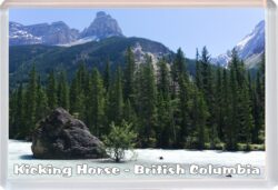 Kicking Horse - British Columbia - Canada - Jumbo Fridge Magnet Souvenir Gift Present 20C1