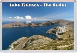 Lake Titicaca - The Andes - Jumbo Fridge Magnet Souvenir Gift Present 20A1
