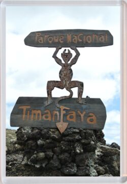 Timanfaya - Lanzarote - Spain - Jumbo Fridge Magnet Souvenir Gift Present 16T1