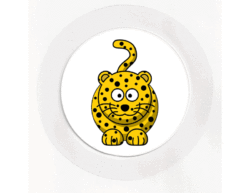 Leopard - Car Tax Disc Permit Window Holder - Reusable