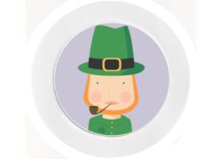 Leprechaun - Car Tax Disc Permit Window Holder - Reusable