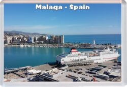 Malaga - Spain - Jumbo Fridge Magnet Souvenir Gift Present 20S6